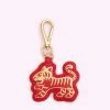 Lulu Guinness Statement Red LULU RED LUNAR NEW YEAR TIGER KEYRING 2 Lulu Guinness Statement Red LULU RED LUNAR NEW YEAR TIGER KEYRING