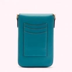 Lulu Guinness EMERALD LEATHER RITA CROSSBODY MINI BAG 9 Lulu Guinness EMERALD LEATHER RITA CROSSBODY MINI BAG