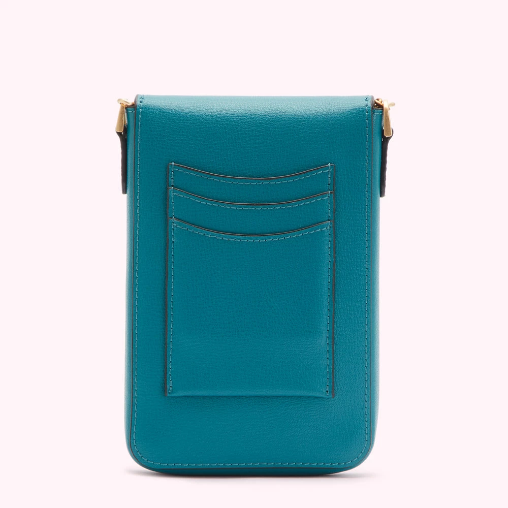 Lulu Guinness EMERALD LEATHER RITA CROSSBODY MINI BAG 6 Lulu Guinness EMERALD LEATHER RITA CROSSBODY MINI BAG