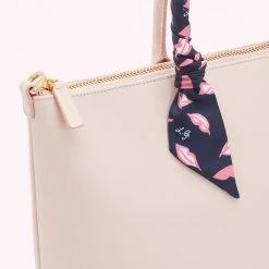 Lulu Guinness BAGS BLUSH LEATHER SCARF FRANCES TOTE BAG 8 Lulu Guinness BAGS BLUSH LEATHER SCARF FRANCES TOTE BAG