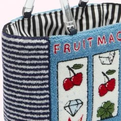 Lulu Guinness DENIM JACKPOT BIBI TOTE