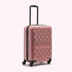 Lulu Guinness Pink, Forever ANTIQUE ROSE LULU LIPS CABIN SPINNER CASE