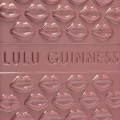 Lulu Guinness Pink, Forever ANTIQUE ROSE LULU LIPS CABIN SPINNER CASE