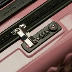 Lulu Guinness Pink, Forever ANTIQUE ROSE LULU LIPS CABIN SPINNER CASE