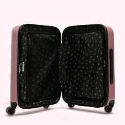 Lulu Guinness Pink, Forever ANTIQUE ROSE LULU LIPS CABIN SPINNER CASE