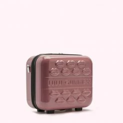 Lulu Guinness Pink, Forever ANTIQUE ROSE LULU LIPS VANITY CASE