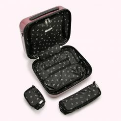 Lulu Guinness Pink, Forever ANTIQUE ROSE LULU LIPS VANITY CASE