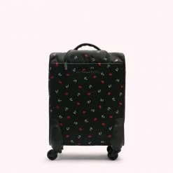 Lulu Guinness Timeless Black BLACK LG LOGO AND LIPS PRINT FELICITY