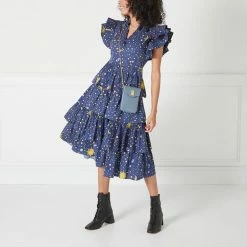 Lulu Guinness SEAL LEATHER RITA CROSSBODY MINI BAG BAGS