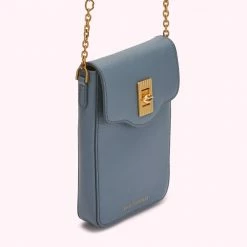 Lulu Guinness SEAL LEATHER RITA CROSSBODY MINI BAG BAGS