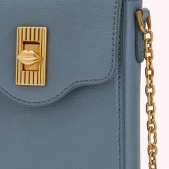 Lulu Guinness SEAL LEATHER RITA CROSSBODY MINI BAG BAGS