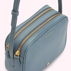 Lulu Guinness SEAL LEATHER COLE CROSSBODY BAG Crossbody Bags