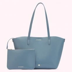 Lulu Guinness SEAL LEATHER SMALL IVY TOTE BAG BAGS