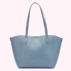 Lulu Guinness SEAL LEATHER SMALL IVY TOTE BAG BAGS