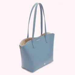 Lulu Guinness SEAL LEATHER SMALL IVY TOTE BAG BAGS