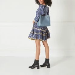 Lulu Guinness SEAL LEATHER SMALL IVY TOTE BAG BAGS