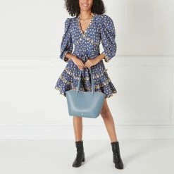 Lulu Guinness SEAL LEATHER SMALL IVY TOTE BAG BAGS