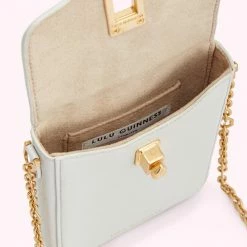 Lulu Guinness BAGS OYSTER LEATHER RITA CROSSBODY MINI BAG