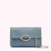 Lulu Guinness SEAL LEATHER ISSY CLUTCH