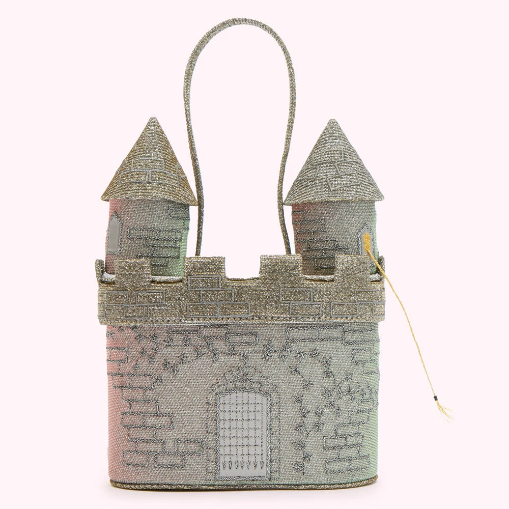 Lulu Guinness BAGS SILVER CASTLE COLLECTIBLES CLUTCH BAG 3 Lulu Guinness BAGS SILVER CASTLE COLLECTIBLES CLUTCH BAG