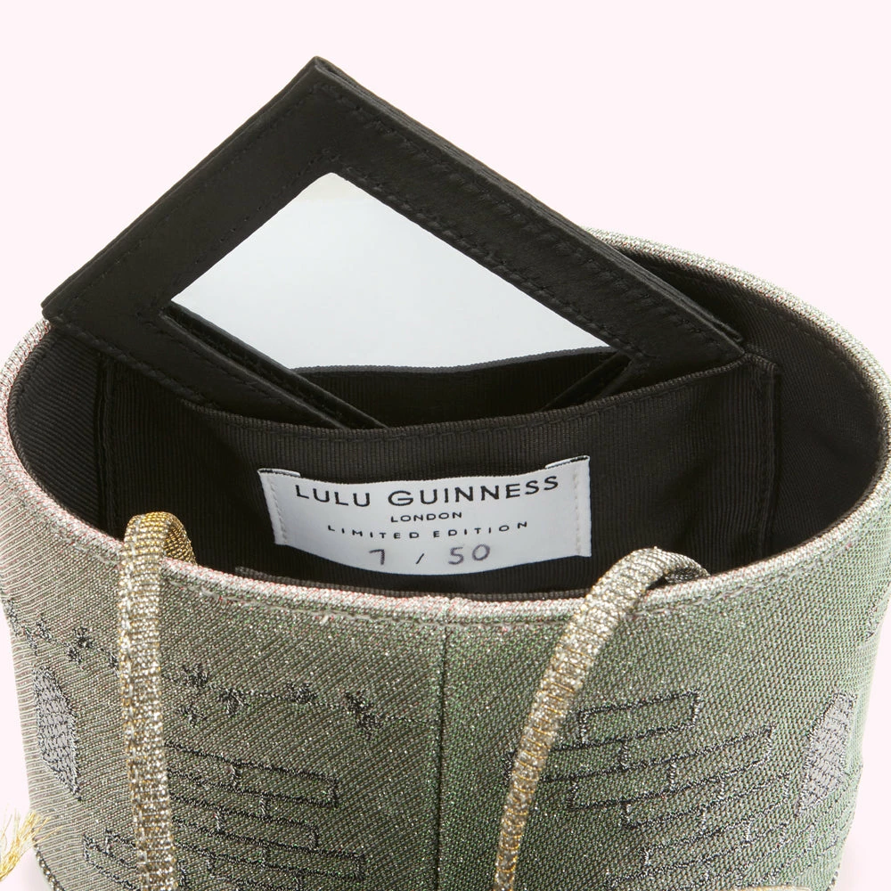 Lulu Guinness BAGS SILVER CASTLE COLLECTIBLES CLUTCH BAG 6 Lulu Guinness BAGS SILVER CASTLE COLLECTIBLES CLUTCH BAG