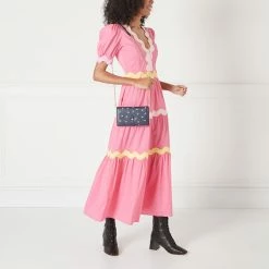 Lulu Guinness NAVY CHERRY BLOSSOM JUNIPER 15 Lulu Guinness NAVY CHERRY BLOSSOM JUNIPER