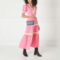 Lulu Guinness NAVY CHERRY BLOSSOM JUNIPER 17 Lulu Guinness NAVY CHERRY BLOSSOM JUNIPER