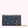 Lulu Guinness NAVY CHERRY BLOSSOM JUNIPER