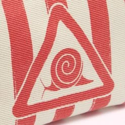 Lulu Guinness LULU RED MEDIUM SLOW DOWN POUCH Slow Down Collection