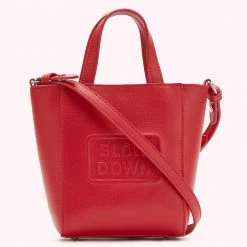 Lulu Guinness LULU RED SLOW DOWN MINI BIBI