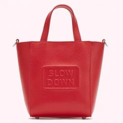 Lulu Guinness LULU RED SLOW DOWN MINI BIBI