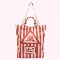 Lulu Guinness BAGS LULU RED SLOW DOWN JEAN TOTE