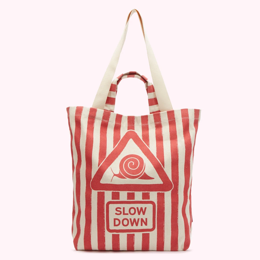 Lulu Guinness BAGS LULU RED SLOW DOWN JEAN TOTE 3 Lulu Guinness BAGS LULU RED SLOW DOWN JEAN TOTE