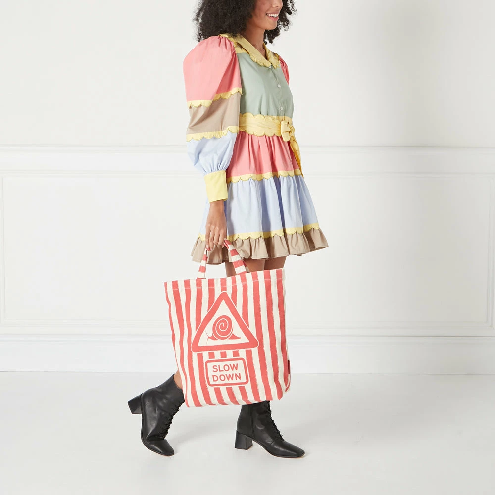 Lulu Guinness BAGS LULU RED SLOW DOWN JEAN TOTE 9 Lulu Guinness BAGS LULU RED SLOW DOWN JEAN TOTE