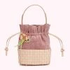 Lulu Guinness BLOSSOM FLOWER CANVAS ELOISE BASKET BAG
