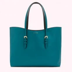 Lulu Guinness EMERALD REVERSIBLE HANDLES JUDE TOTE BAG BAGS