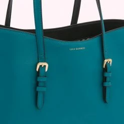 Lulu Guinness EMERALD REVERSIBLE HANDLES JUDE TOTE BAG BAGS