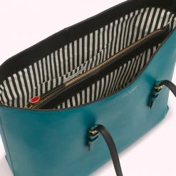 Lulu Guinness EMERALD REVERSIBLE HANDLES JUDE TOTE BAG BAGS