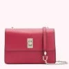 Lulu Guinness RASPBERRY LEATHER POLLY CROSSBODY BAG BAGS 2 Lulu Guinness RASPBERRY LEATHER POLLY CROSSBODY BAG BAGS