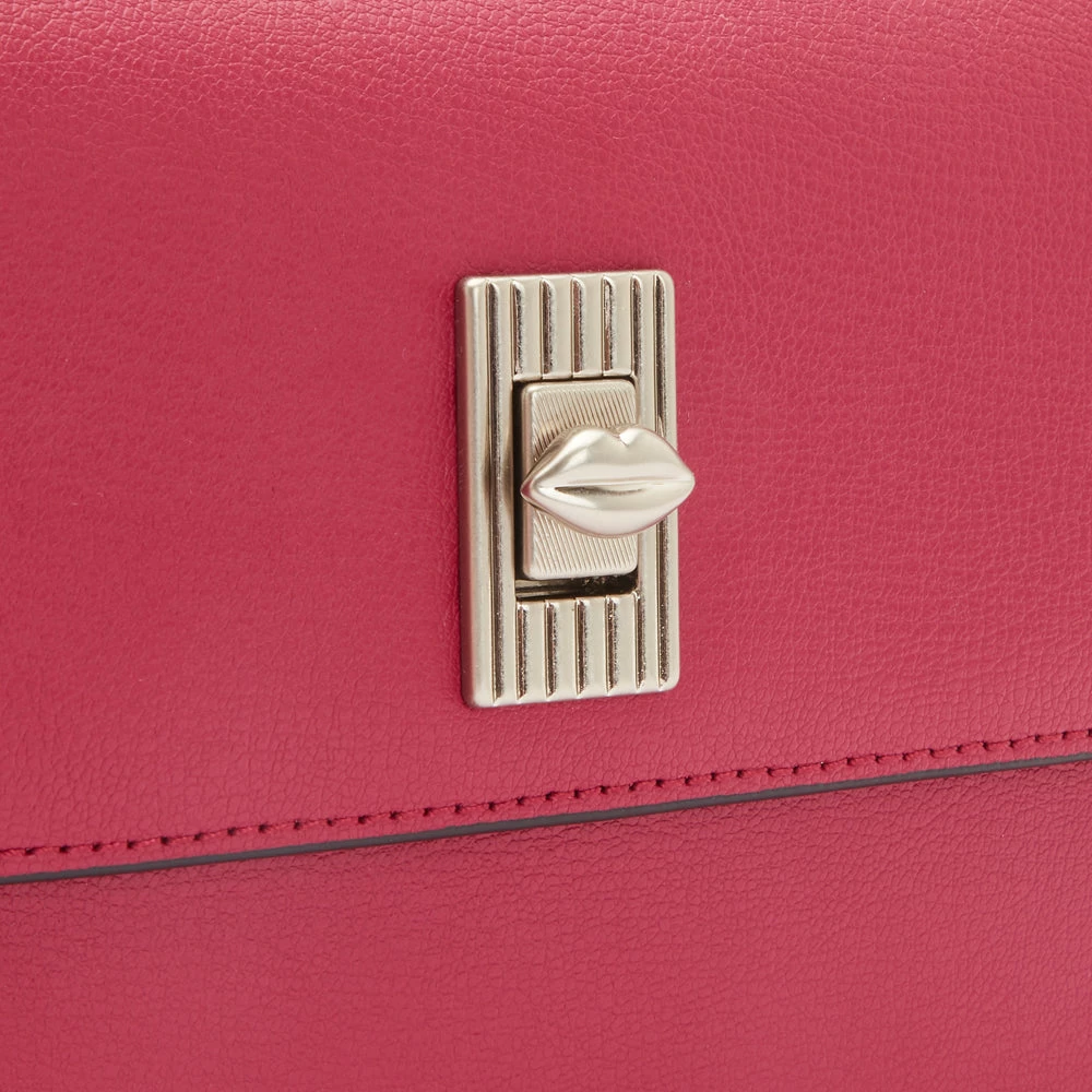 Lulu Guinness RASPBERRY LEATHER POLLY CROSSBODY BAG BAGS 5 Lulu Guinness RASPBERRY LEATHER POLLY CROSSBODY BAG BAGS