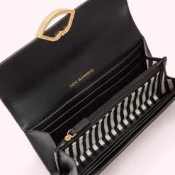 Lulu Guinness Black Trisha Wallet Timeless Black 8 Lulu Guinness Black Trisha Wallet Timeless Black