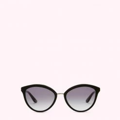 Lulu Guinness Timeless Black BLACK GLITTER SUNGLASSES