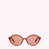 Lulu Guinness ANTIQUE ROSE LARGE CLASSIC SUNGLASSES Pink, Forever 1 Lulu Guinness ANTIQUE ROSE LARGE CLASSIC SUNGLASSES Pink, Forever