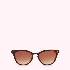 Lulu Guinness TORTOISESHELL BLUSH LIP PIN SUNGLASSES ACCESSORIES
