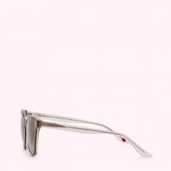 Lulu Guinness TORTOISESHELL BLUSH LIP PIN SUNGLASSES ACCESSORIES
