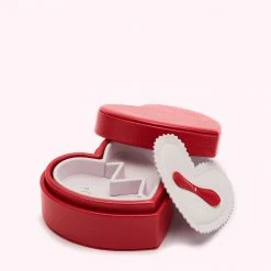 Lulu Guinness LULU RED HEART JEWELLERY BOX