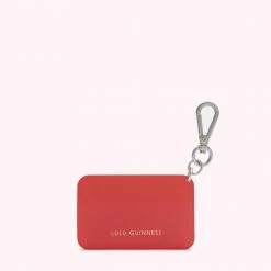 Lulu Guinness LULU RED SLOW DOWN KEYRING Slow Down Collection