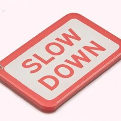 Lulu Guinness LULU RED SLOW DOWN KEYRING Slow Down Collection