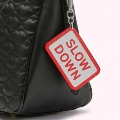Lulu Guinness LULU RED SLOW DOWN KEYRING Slow Down Collection