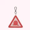 Lulu Guinness LULU RED SLOW DOWN SNAIL KEYRING
